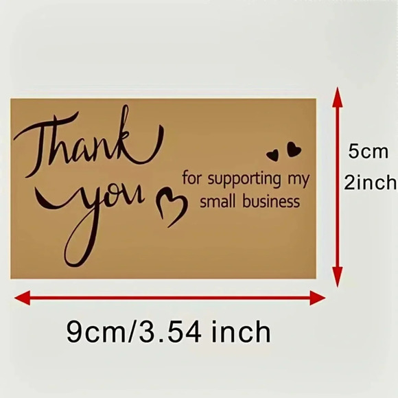 50PCS Thank You Cards For Small Businesses NEW - Picture 2 of 5